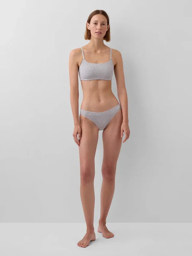 Bikini in cotone biologico elasticizzato