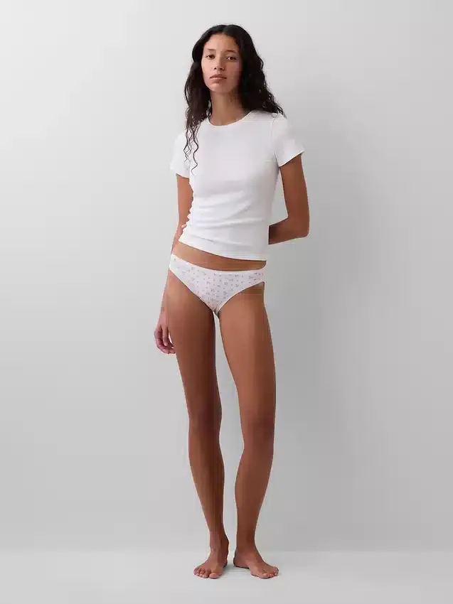 Bikini in cotone biologico elasticizzato