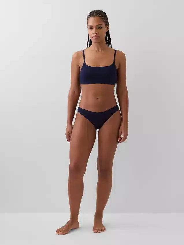 Bikini in cotone biologico elasticizzato