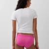 Bikini in cotone biologico elasticizzato con logo