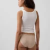 Bikini in cotone biologico elasticizzato con logo