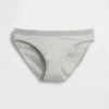 Bikini in cotone biologico elasticizzato con logo