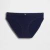 Bikini in cotone biologico elasticizzato con logo