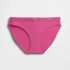 Bikini in cotone biologico elasticizzato con logo