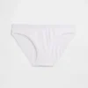 Bikini in cotone biologico elasticizzato con logo