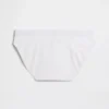 Bikini in cotone biologico elasticizzato con logo