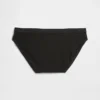 Bikini in cotone biologico elasticizzato con logo