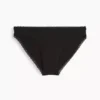 Bikini in morbidissimo cotone biologico elasticizzato con bordi in pizzo