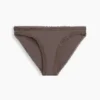 Bikini in morbidissimo cotone biologico elasticizzato con bordi in pizzo