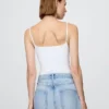 Body a canotta con tanga in maglia fitta