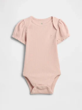 Body a maniche a sbuffo TinyRib della linea “Baby First Favorites”