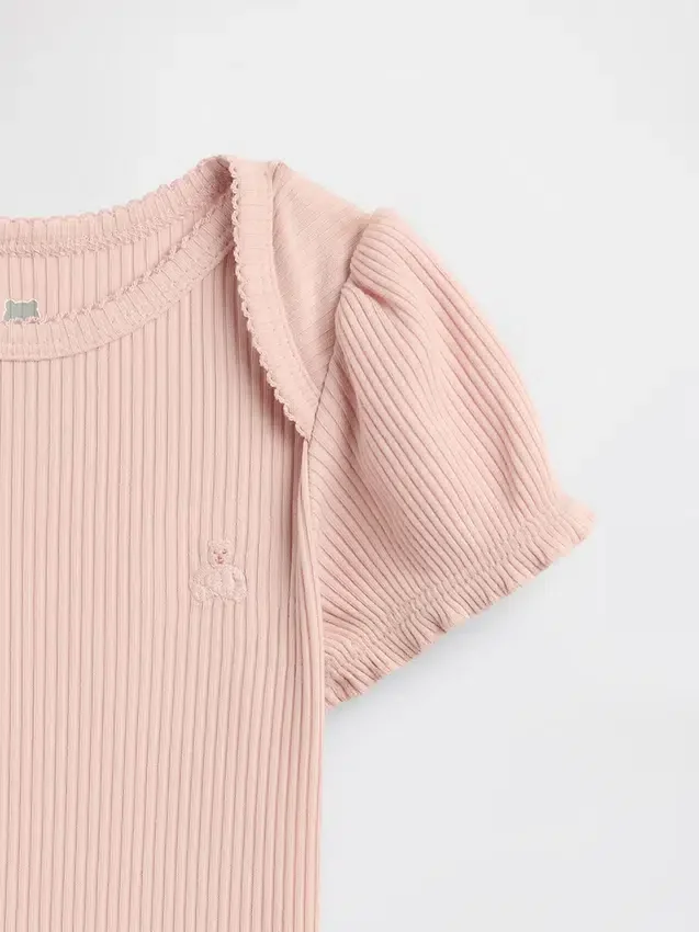 Body a maniche a sbuffo TinyRib della linea “Baby First Favorites”
