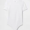 Body a perizoma in jersey a maglia fitta
