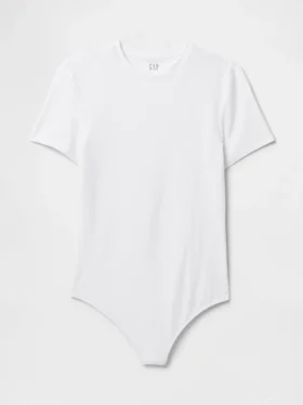 Body a perizoma in jersey a maglia fitta