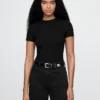 Body a perizoma in jersey a maglia fitta