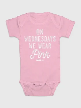 Body "Baby Mean Girls - On Wednesdays We Wear Pink"