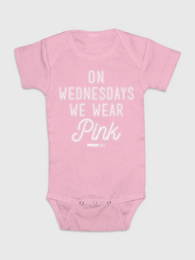 Body "Baby Mean Girls - On Wednesdays We Wear Pink"