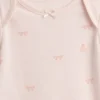 Body con fiocco in cotone biologico "Baby First Favorites"