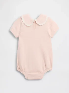 Body con maglione e colletto ricamato per neonato