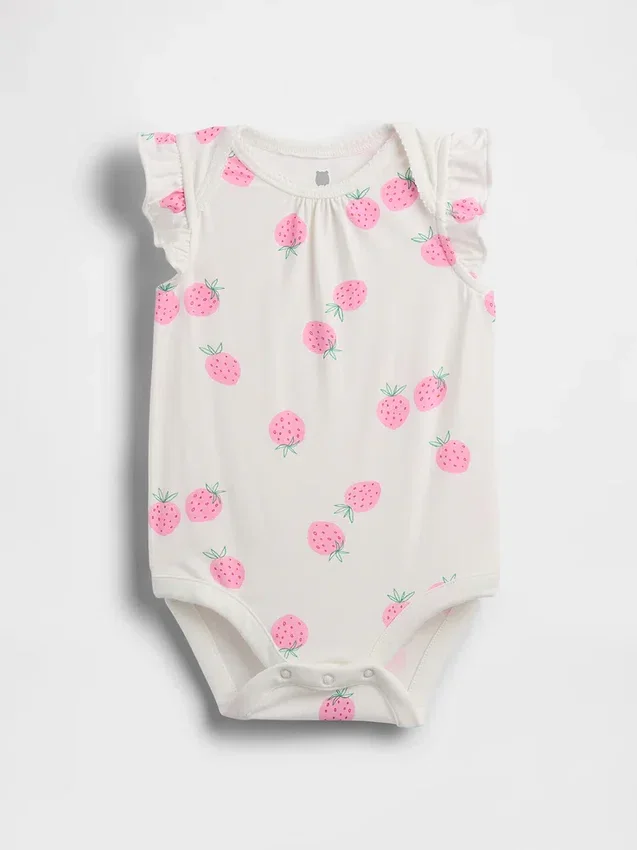 Body con maniche svolazzanti della linea "Baby First Favorites"