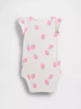 Body con maniche svolazzanti della linea “Baby First Favorites”