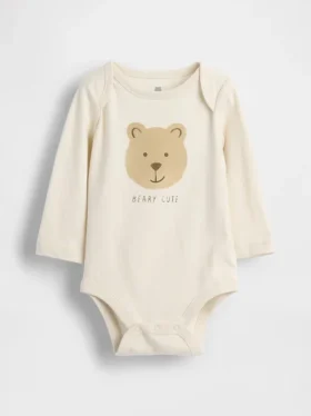 Body con stampa in cotone biologico "Baby First Favorites"