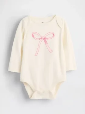 Body con stampa in cotone biologico "Baby First Favorites"