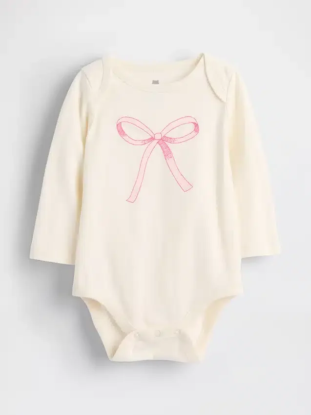 Body con stampa in cotone biologico "Baby First Favorites"