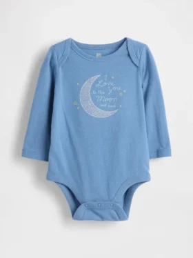 Body con stampa in cotone biologico "Baby First Favorites"