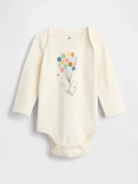 Body con stampa in cotone biologico "Baby First Favorites"