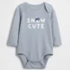 Body con stampa in cotone biologico "Baby First Favorites"