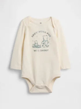 Body con stampa in cotone biologico "Baby First Favorites"