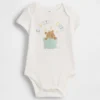 Body con stampa in cotone biologico "Baby First Favorites"