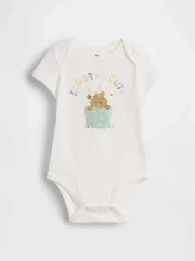 Body con stampa in cotone biologico "Baby First Favorites"