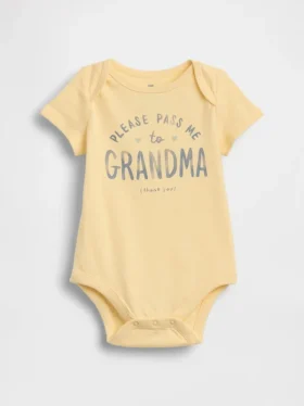 Body con stampa in cotone biologico "Baby First Favorites"