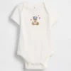 Body con stampa in cotone biologico "Baby First Favorites"
