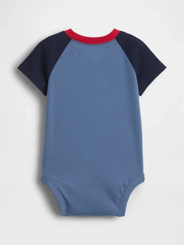 Body con stampa in cotone biologico "Baby First Favorites"