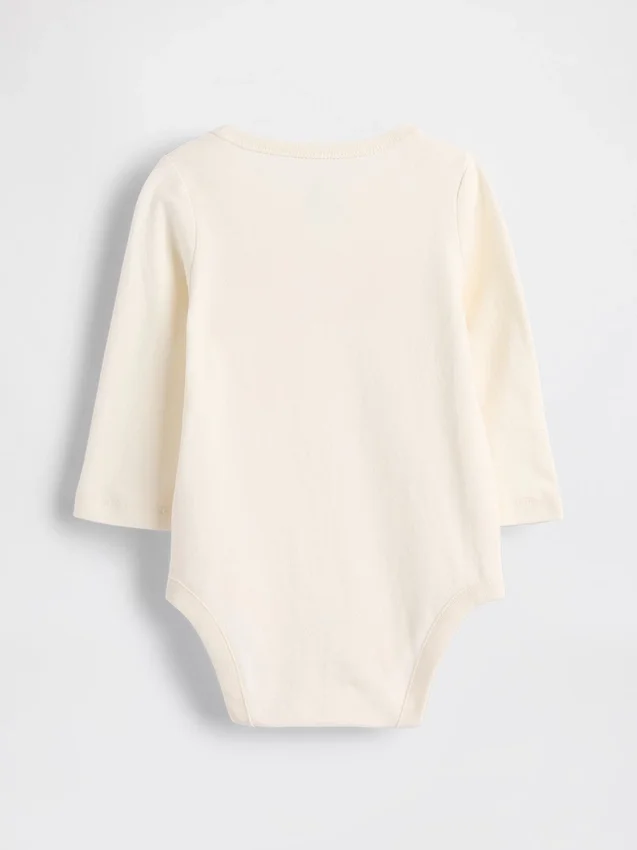 Body con stampa in cotone biologico "Baby First Favorites"