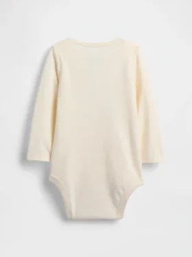 Body con stampa in cotone biologico “Baby First Favorites”