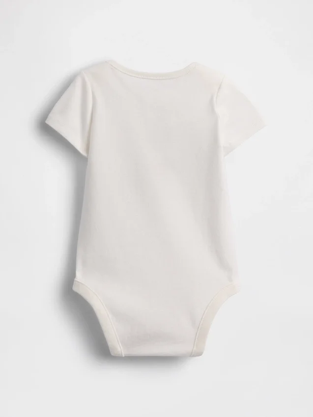 Body con stampa in cotone biologico "Baby First Favorites"