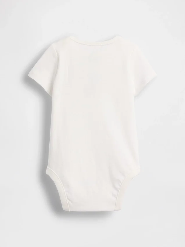 Body con stampa in cotone biologico "Baby First Favorites"