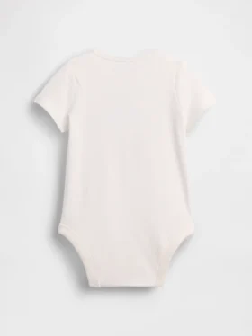 Body con stampa in cotone biologico “Baby First Favorites”