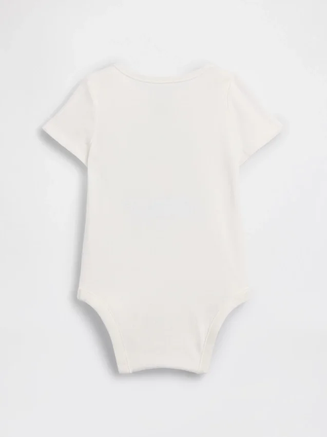 Body con stampa in cotone biologico "Baby First Favorites"