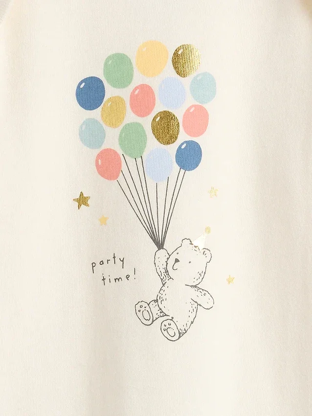 Body con stampa in cotone biologico "Baby First Favorites"