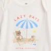 Body con stampa in cotone biologico "Baby First Favorites"