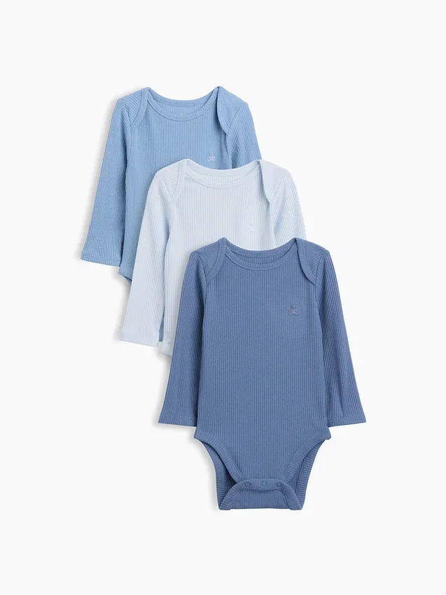 Body con taschino Tinyrib "Baby First Favorites" (confezione da 3)