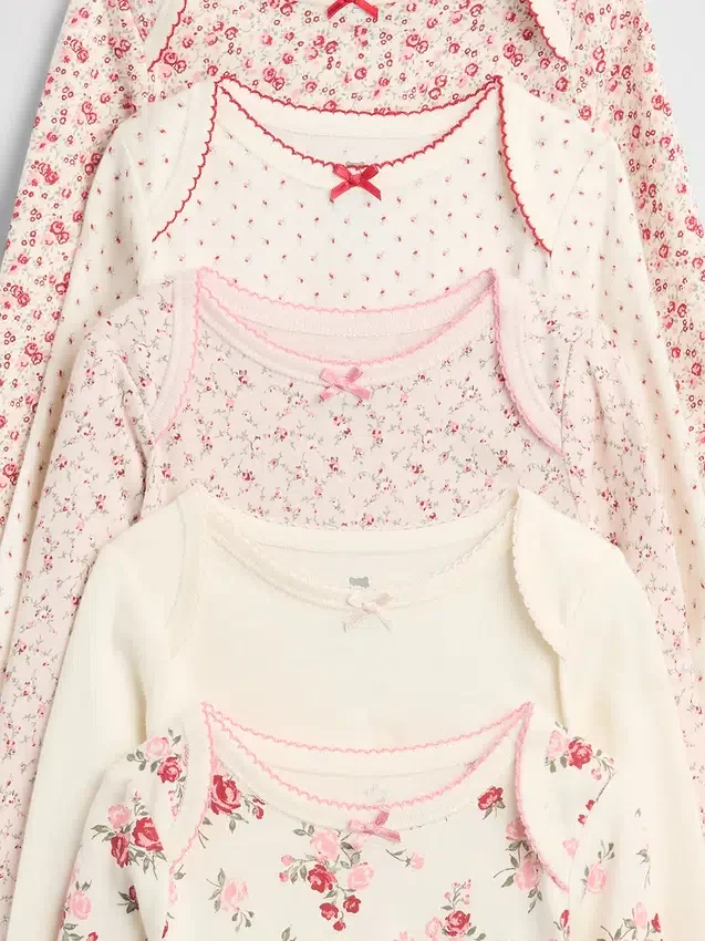 Body in cotone biologico “Baby First Favorite” (confezione da 5)