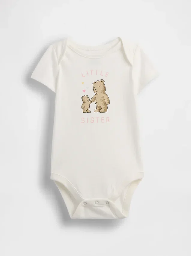 Body in cotone biologico “Baby First Favorites”