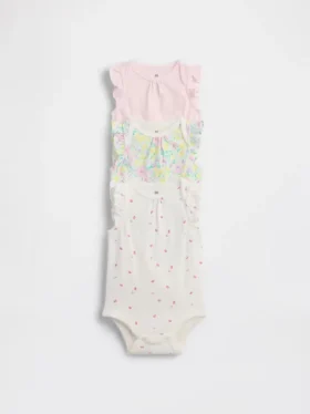 Body in cotone biologico Baby First Favorites (confezione da 3)