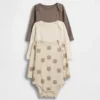 Body in cotone biologico Baby First Favorites (confezione da 3)